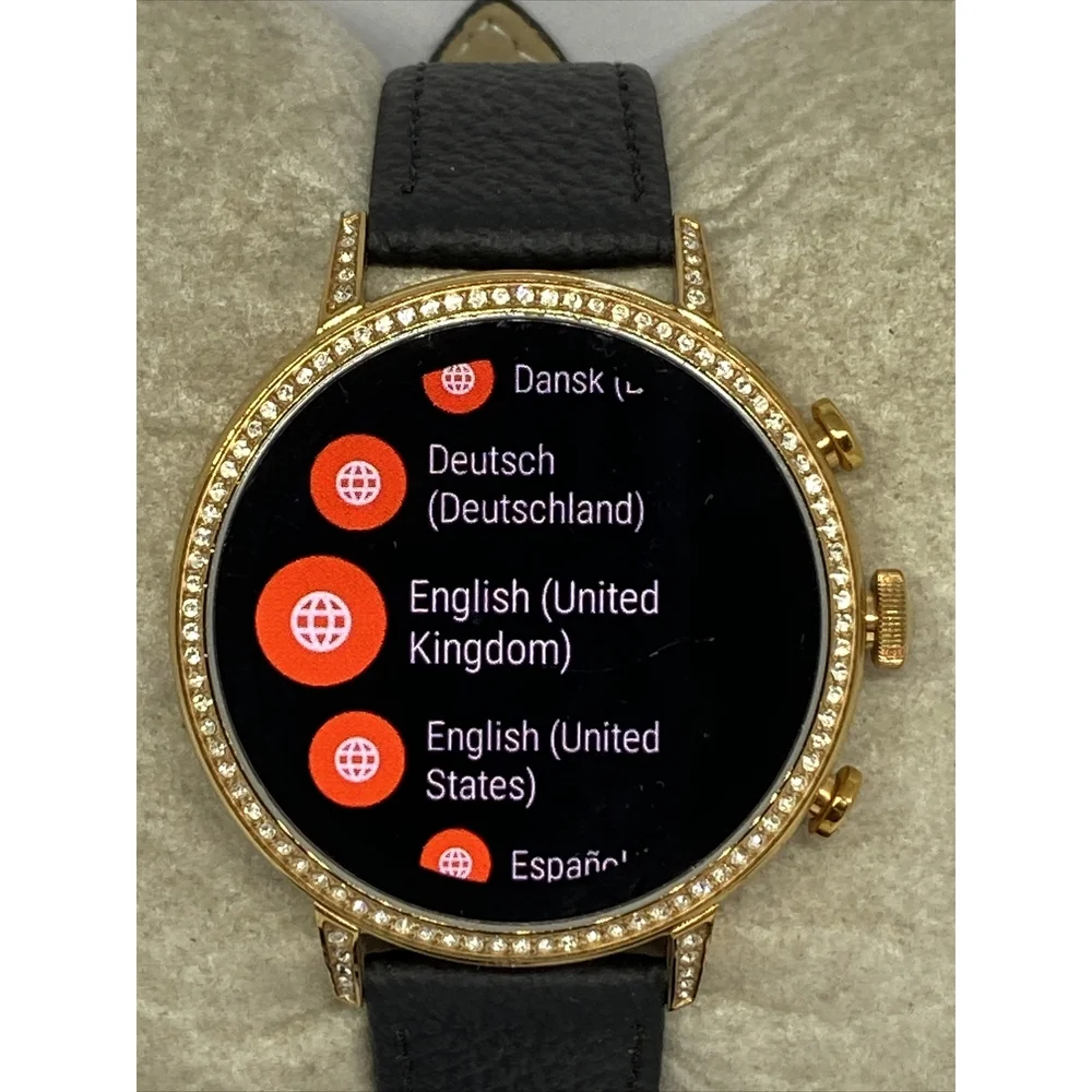 Fossil Gen 4 Authentic Digital Dial Smart Watch Custom Band FTW6021 CR107